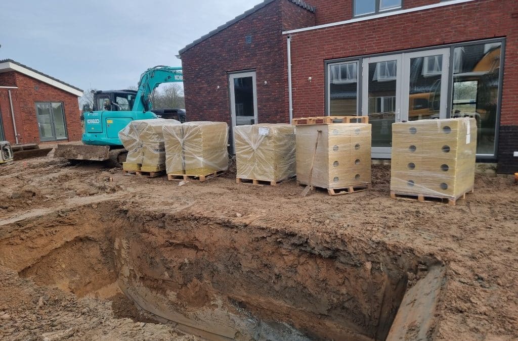Particuliere tuin Wijchen: infiltratie en grondwerk