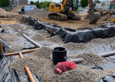 Grondwerkzaamheden winkelcentrum Den Bosch